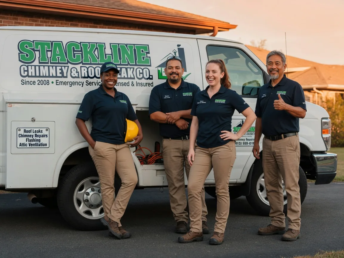 Chimney flashing repair company in Fall River, WI